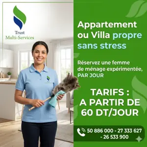 FEMME DE MENAGE PAR JOUR A AKOUDA