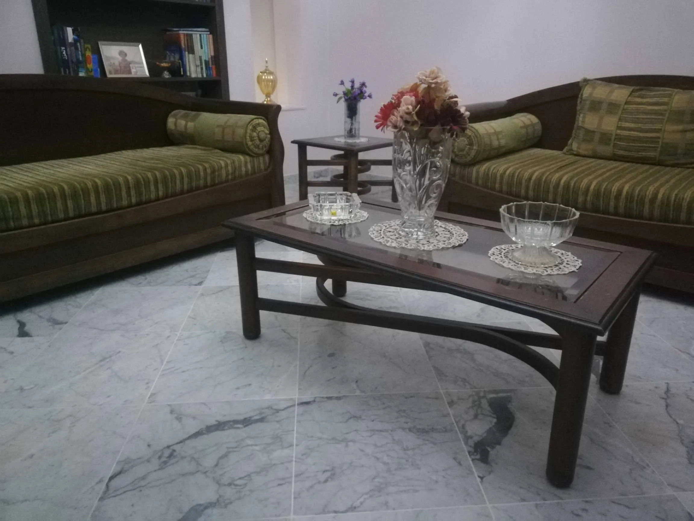 Séjour en bois massif