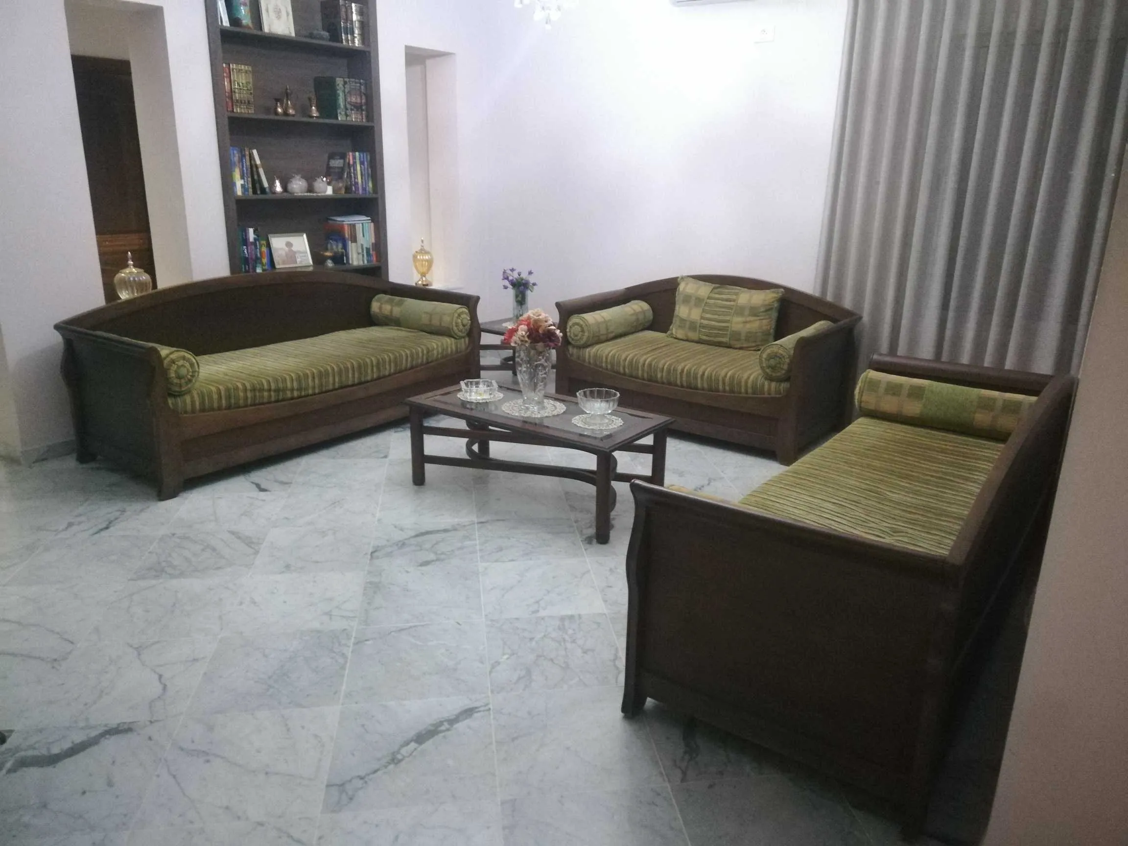 Séjour en bois massif