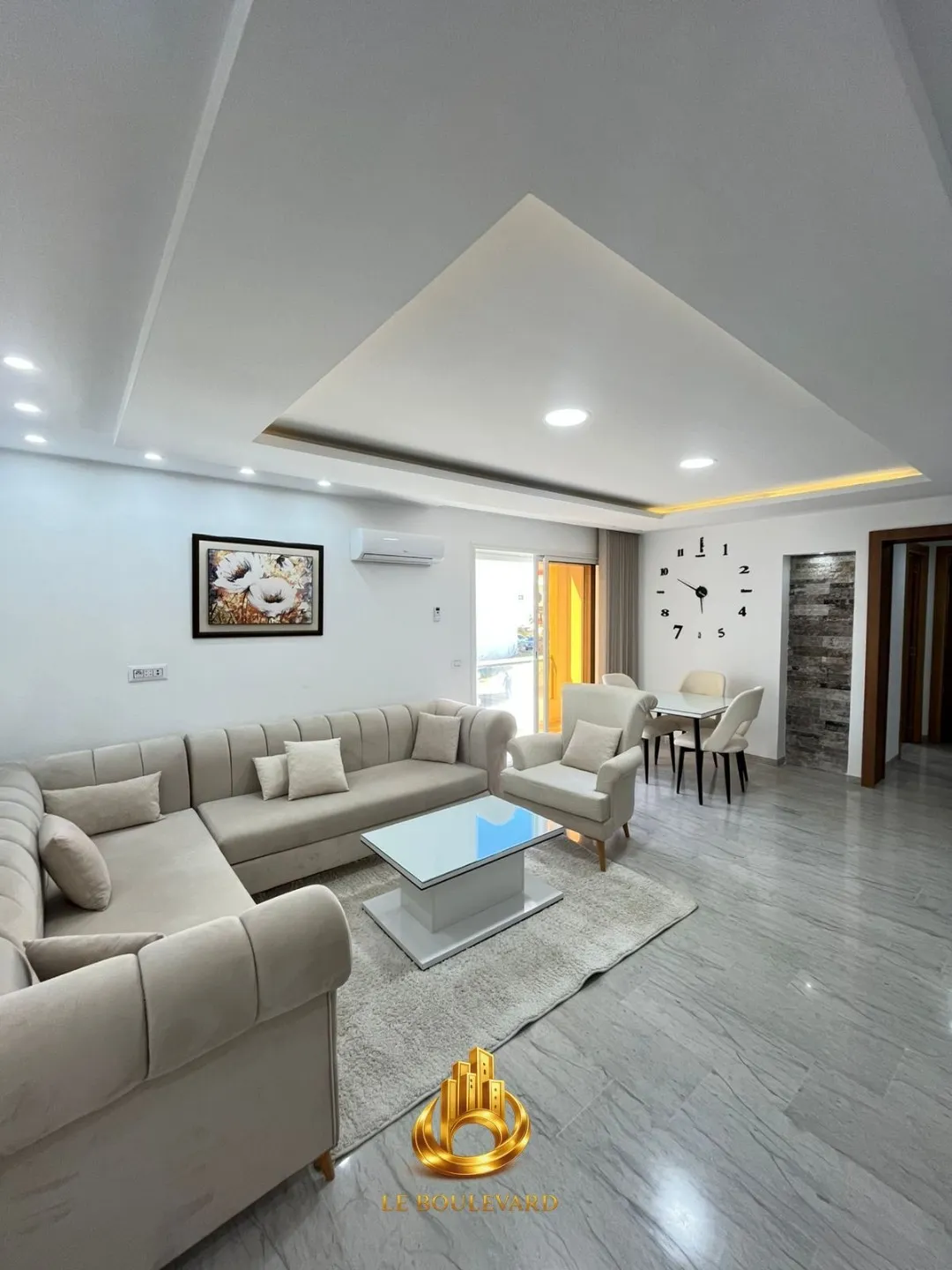 A louer Appartement S+2 meublé à Hammamet Nord