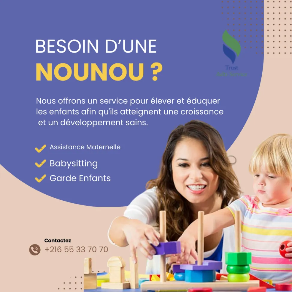 NOUNOU A DOMICILE A LA SOUKRA