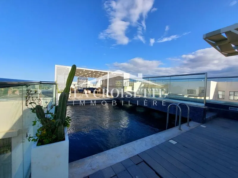 Penthouse s4 avec terrasse et piscine à Gammarth ZPV0002