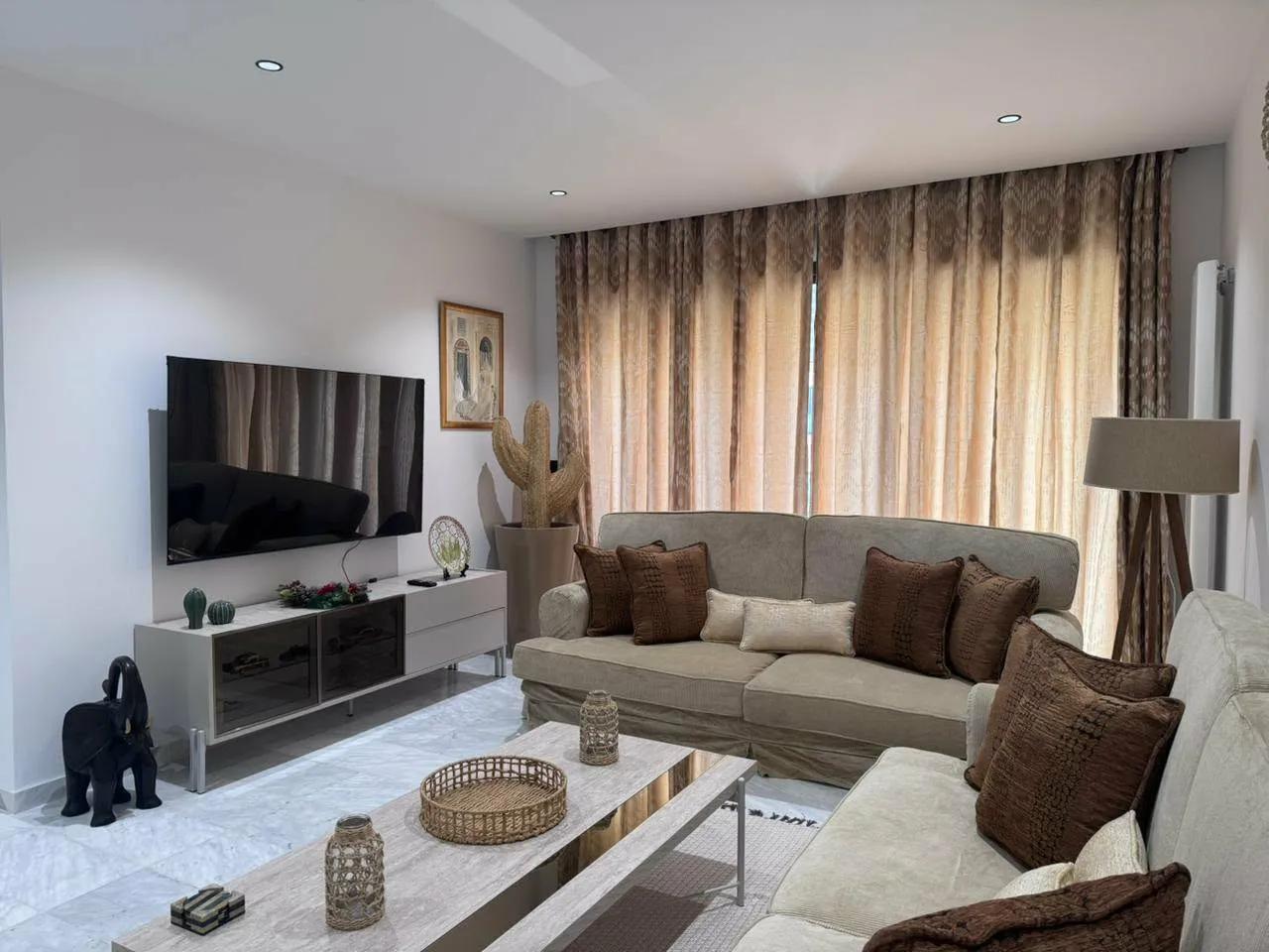 Super Appartement S2 Meublé au jardin de Carthage