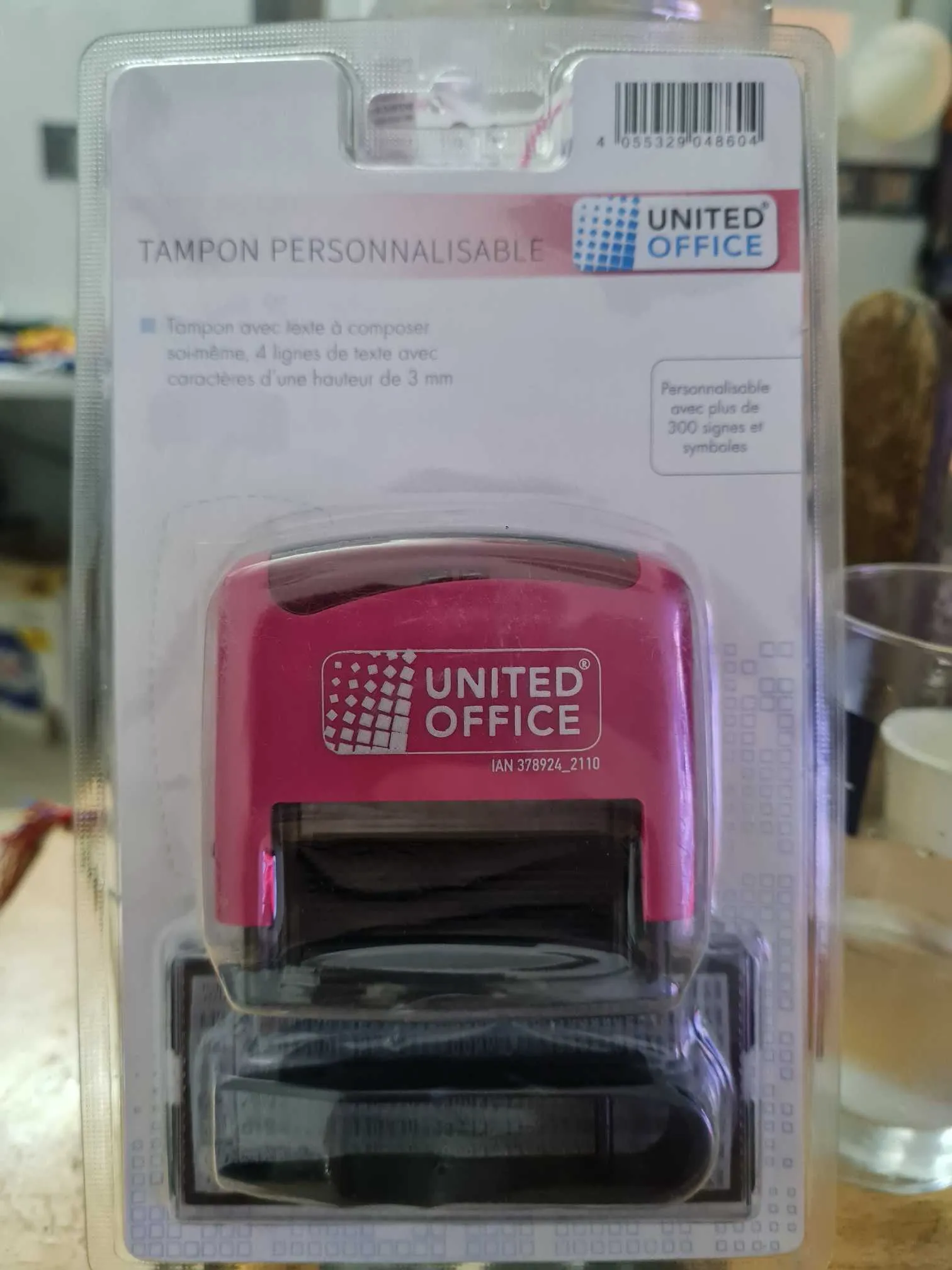 Tampon personnalisable 