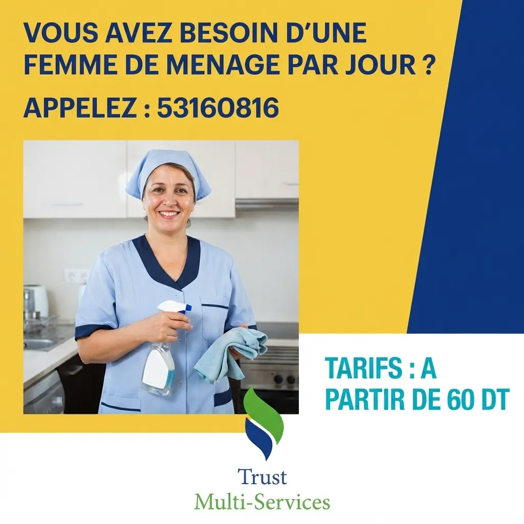 femme de menage par jour a 