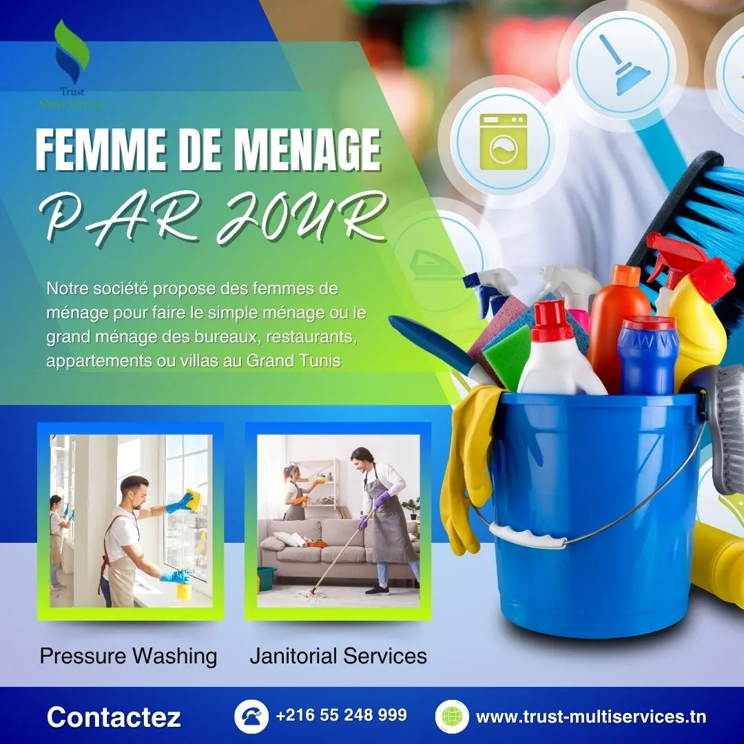 femme de ménage par jour a tunis