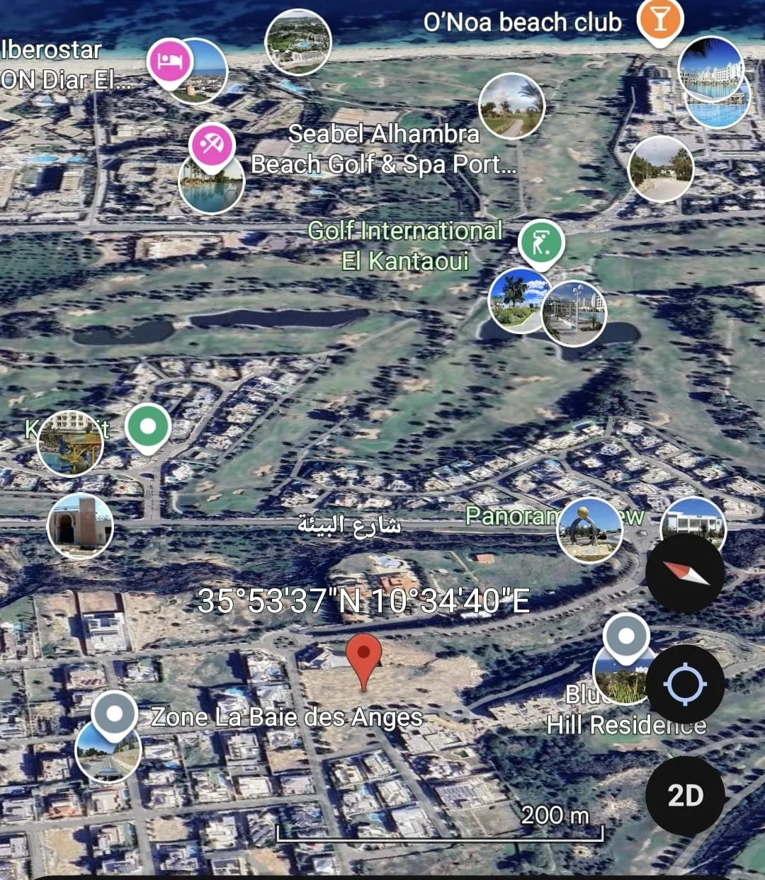 Terrain de 1700 m² à vendre à Les bais de anges