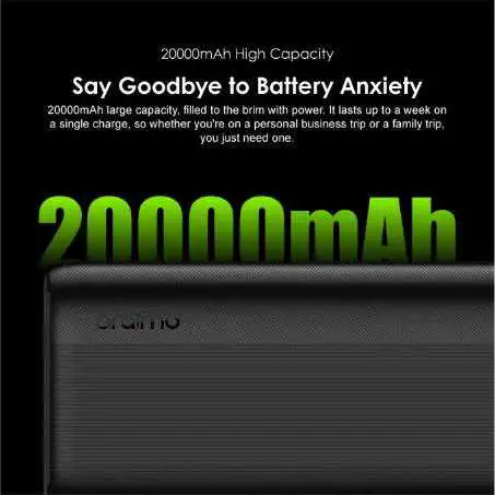 Power Bank ORAIMO OPB-P204D 20000 mAh - Noir