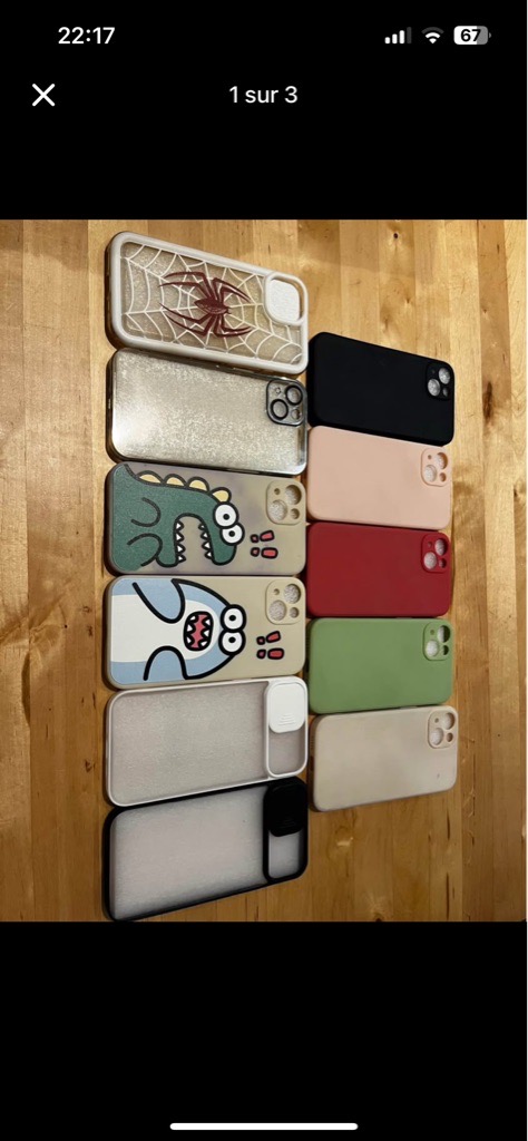Lot de coques IPhone 13