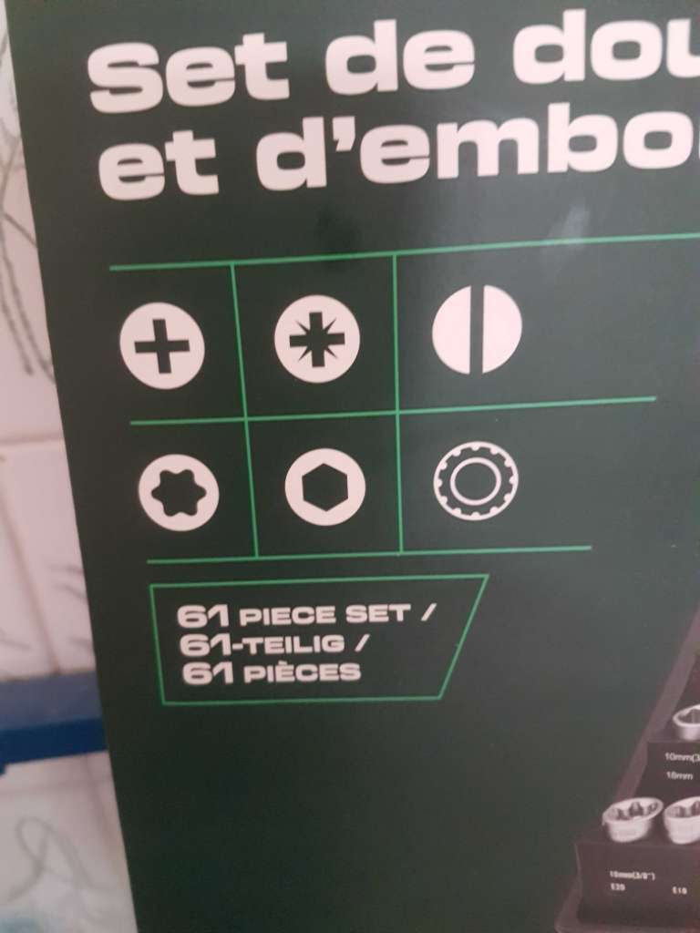 Coffret Parkside Neuf importer