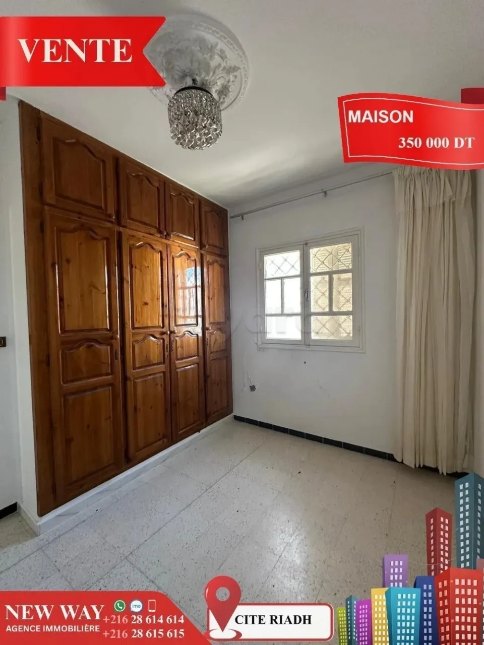 Maison indépendante (S+4) à Cité Riadh