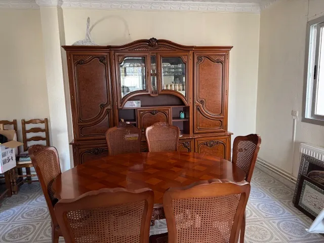 table extensible avec 6 chaises  importation France