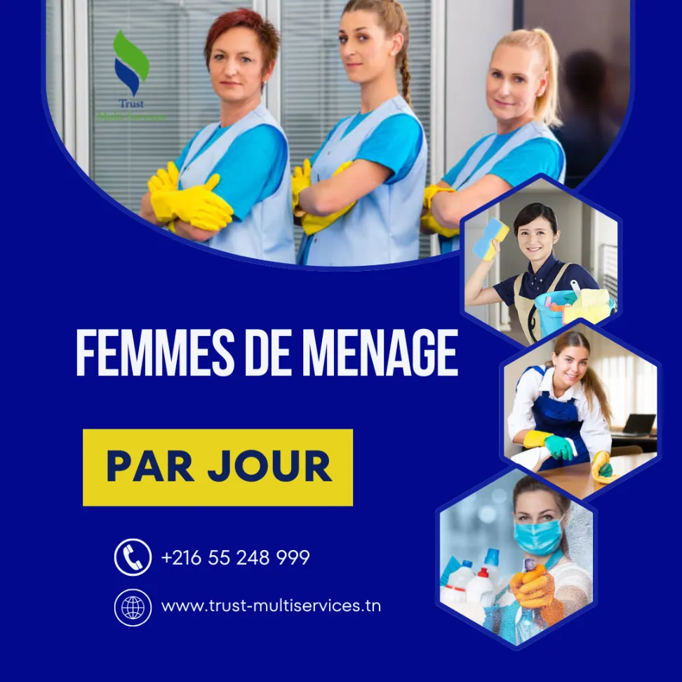 femme de ménage par jour en tunis