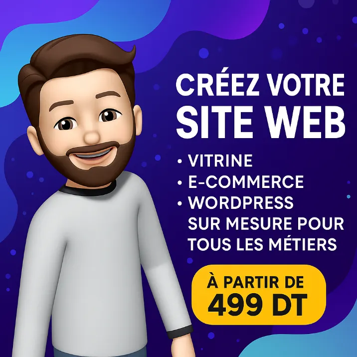 đ» DĂ©veloppeur Web Freelance â CrĂ©ation de Sites Web Professionnels Ă partir de 499 DT