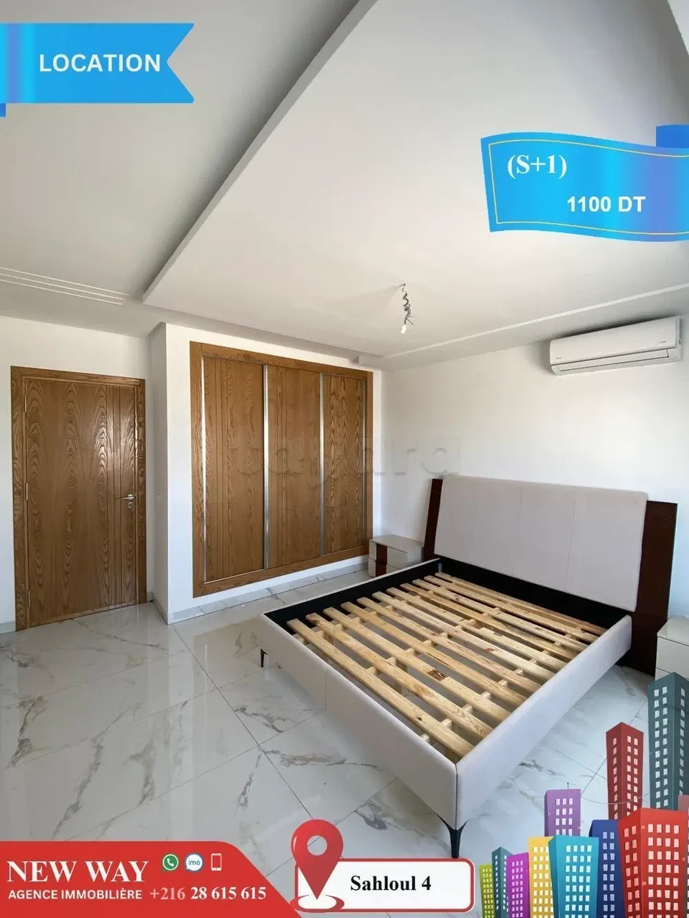 (S+1) à Sahloul 4 avec Place de Parking au Sous Sol