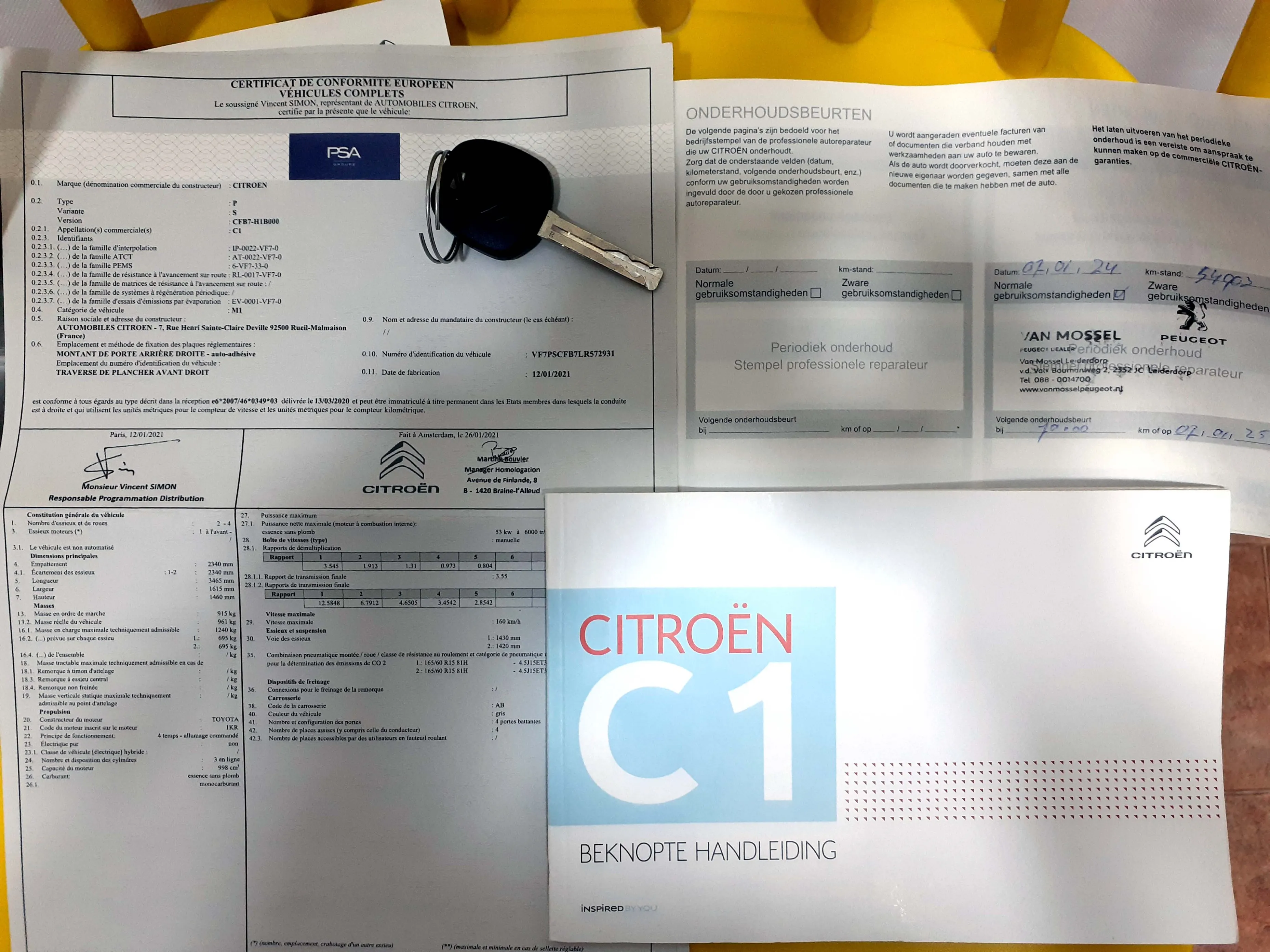 Citroën c1 première main 70km tu 258
