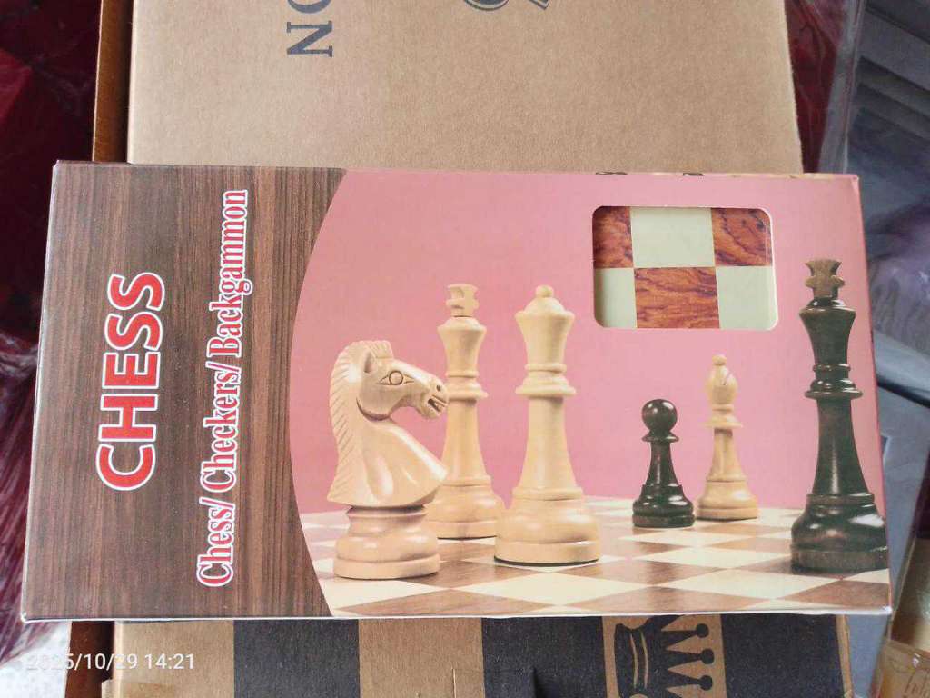 Jeu d'échecs Pliant en Bois