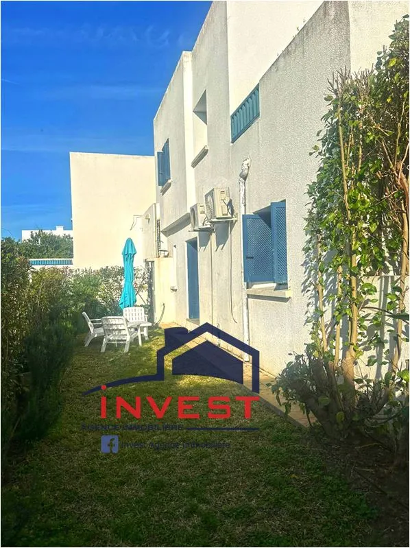 Duplex S+3 meublé avec jardin et terrasse au Golden Tulip 