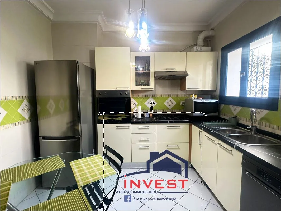 Duplex S+3 meublé avec jardin et terrasse au Golden Tulip 