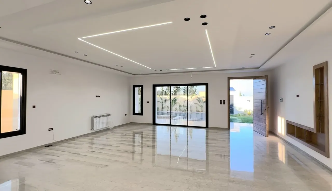 Villa S+4 toute neuve avec piscine et jardin Ă Hammamet Sud 51355351