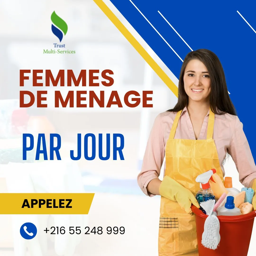 Femme de ménage occasionnelle à Sidi Daoud