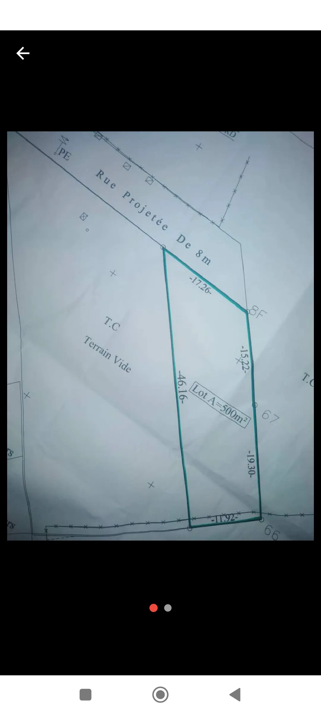 قطعة أرض 200 م أو اكثر صالحة البناء قرب حمام لينا ابتداءا من 200 من الي 700 م