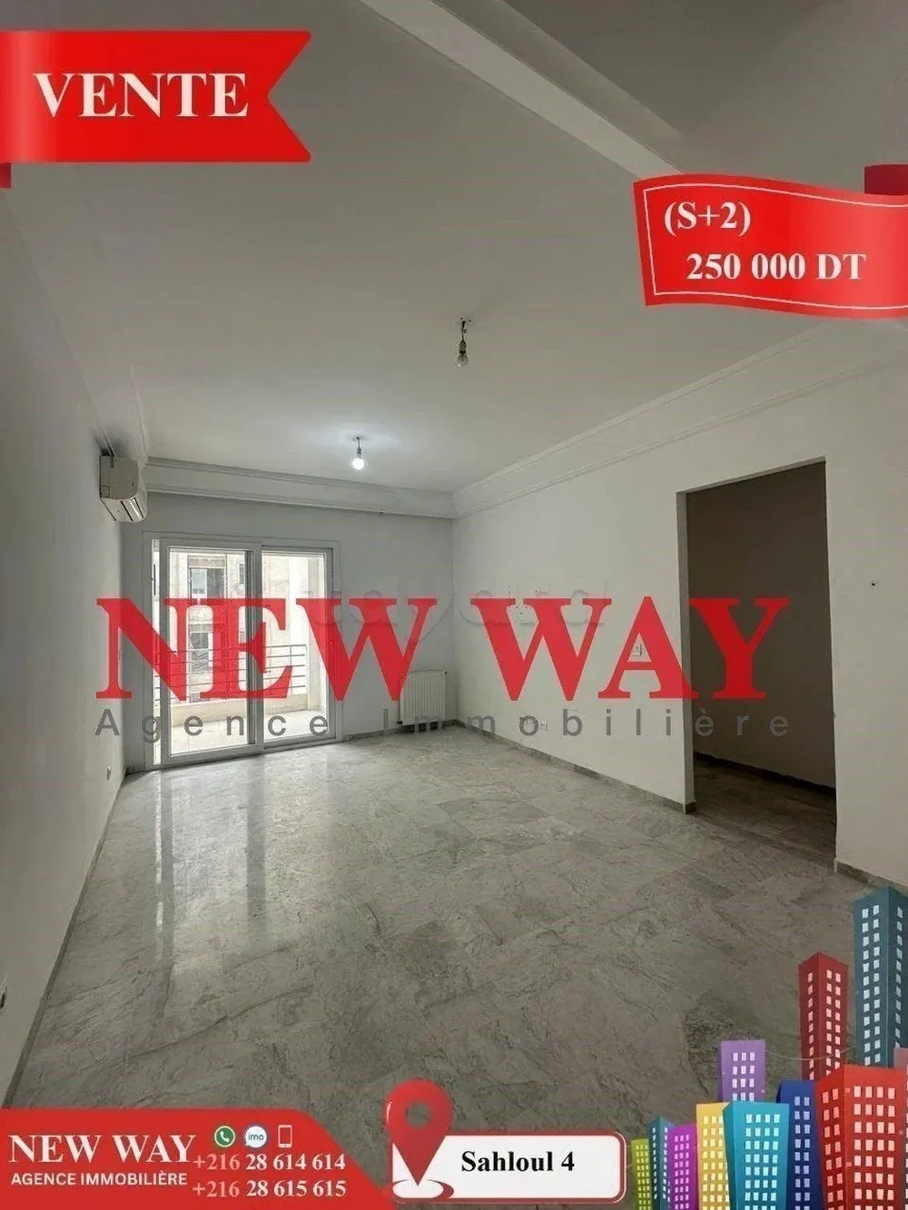 Appartement (S+2) à Sahloul 4