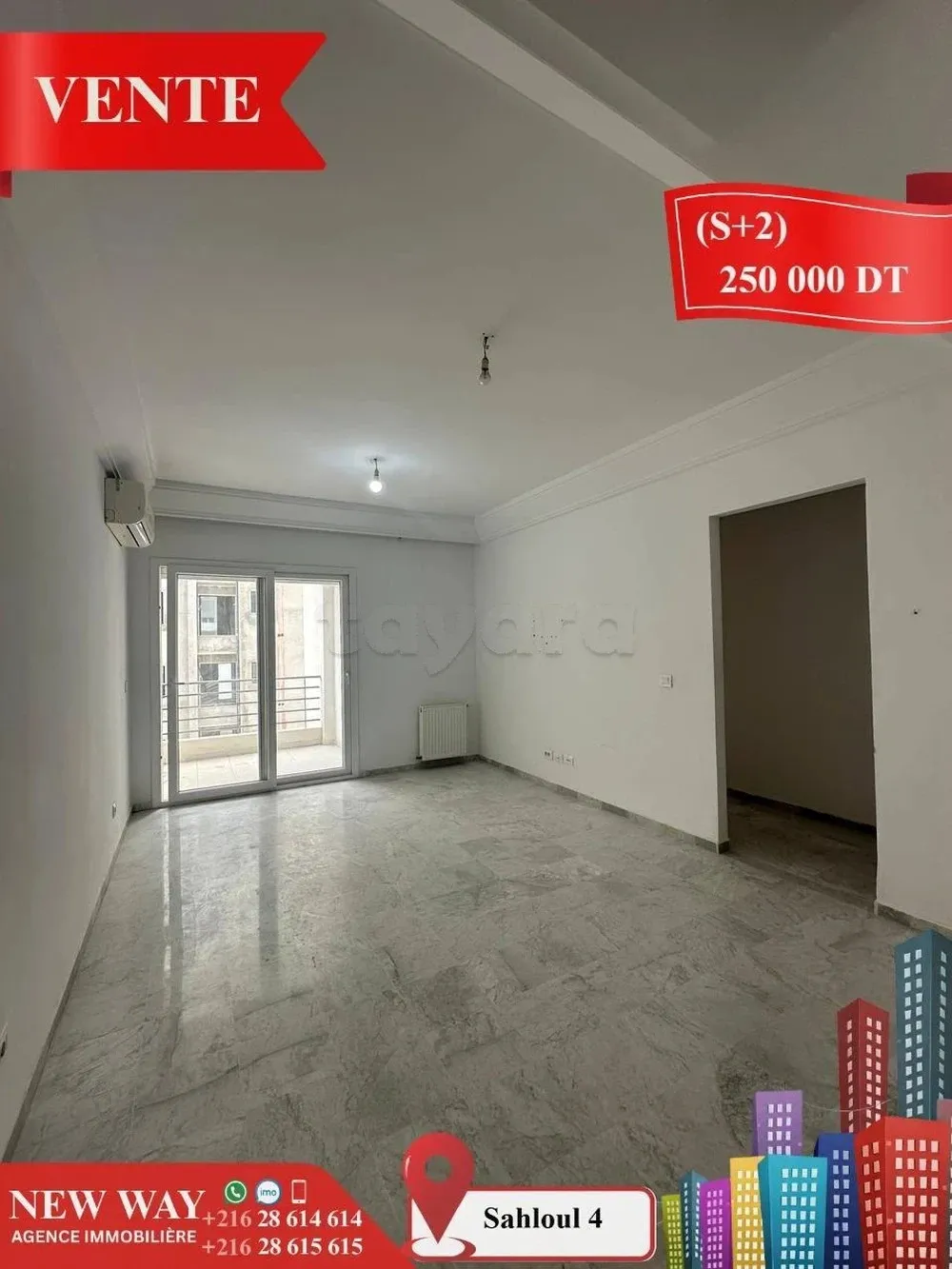 Appartement (S+2) à Sahloul 4