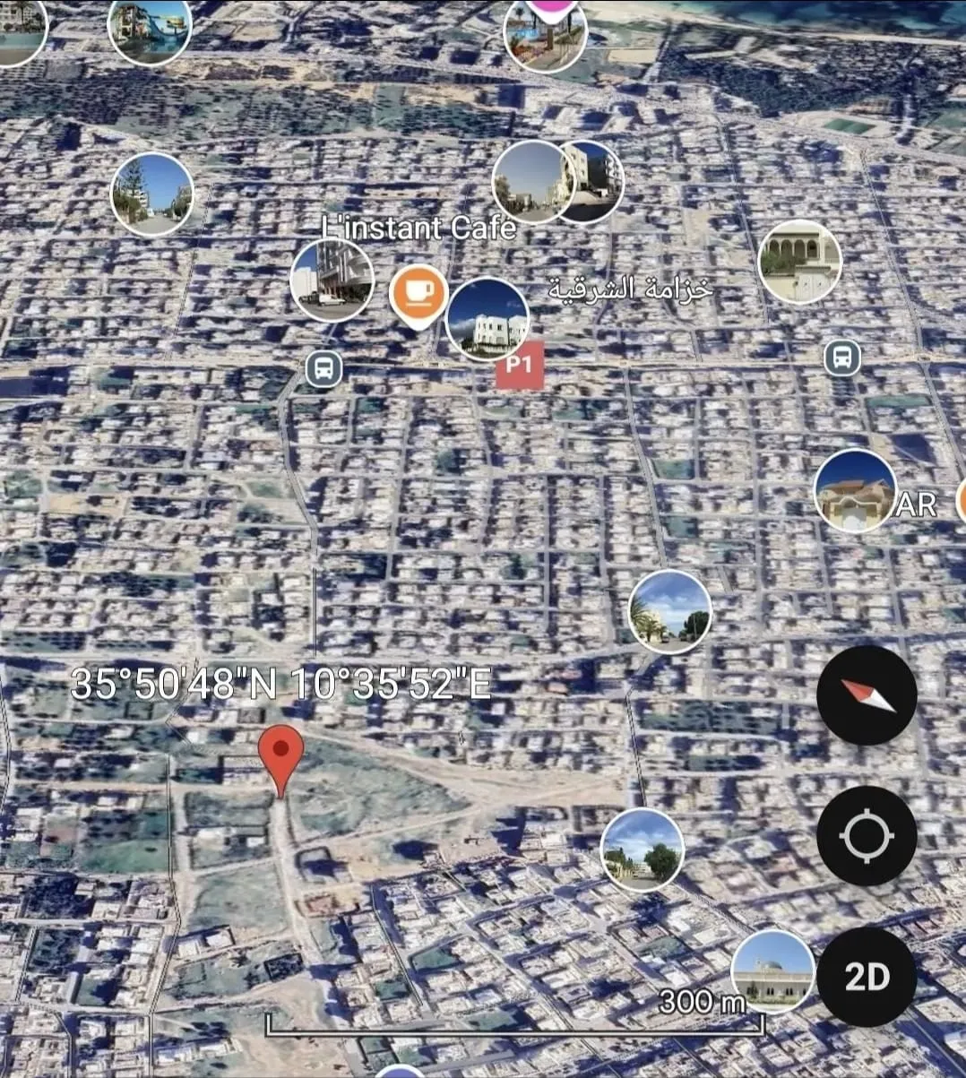 🚧Terrain Habitation Ind. En Vente | Khezema Ouest