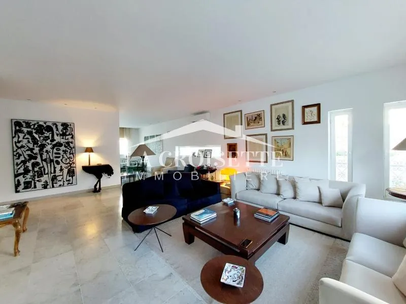 Rez-de-chaussée de villa s3 avec jardin à La Marsa ZRCL0155