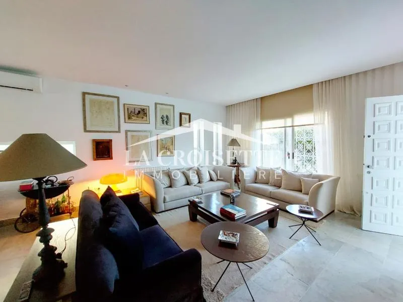 Rez-de-chaussée de villa s3 avec jardin à La Marsa ZRCL0155
