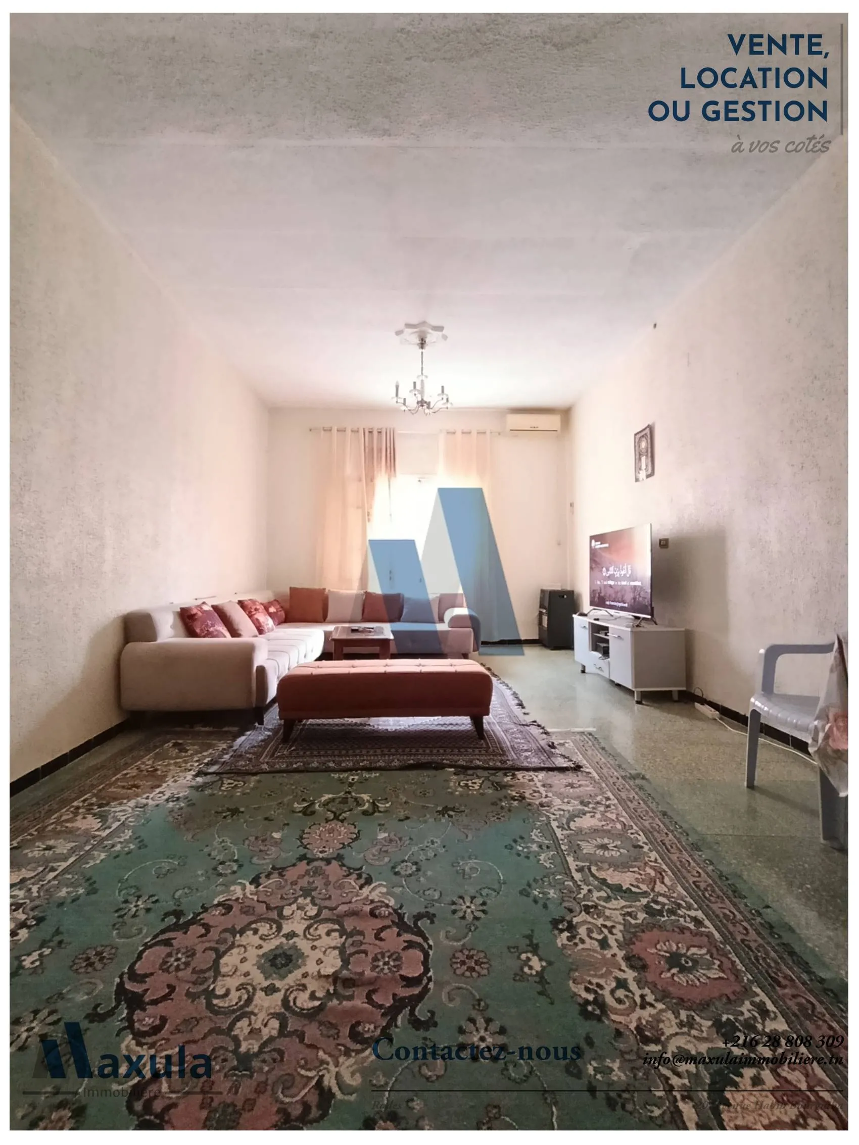 À VENDRE MAISON R+1 DEUX NIVEAUX SÉPARÉS À RADES MOHAMED ALI