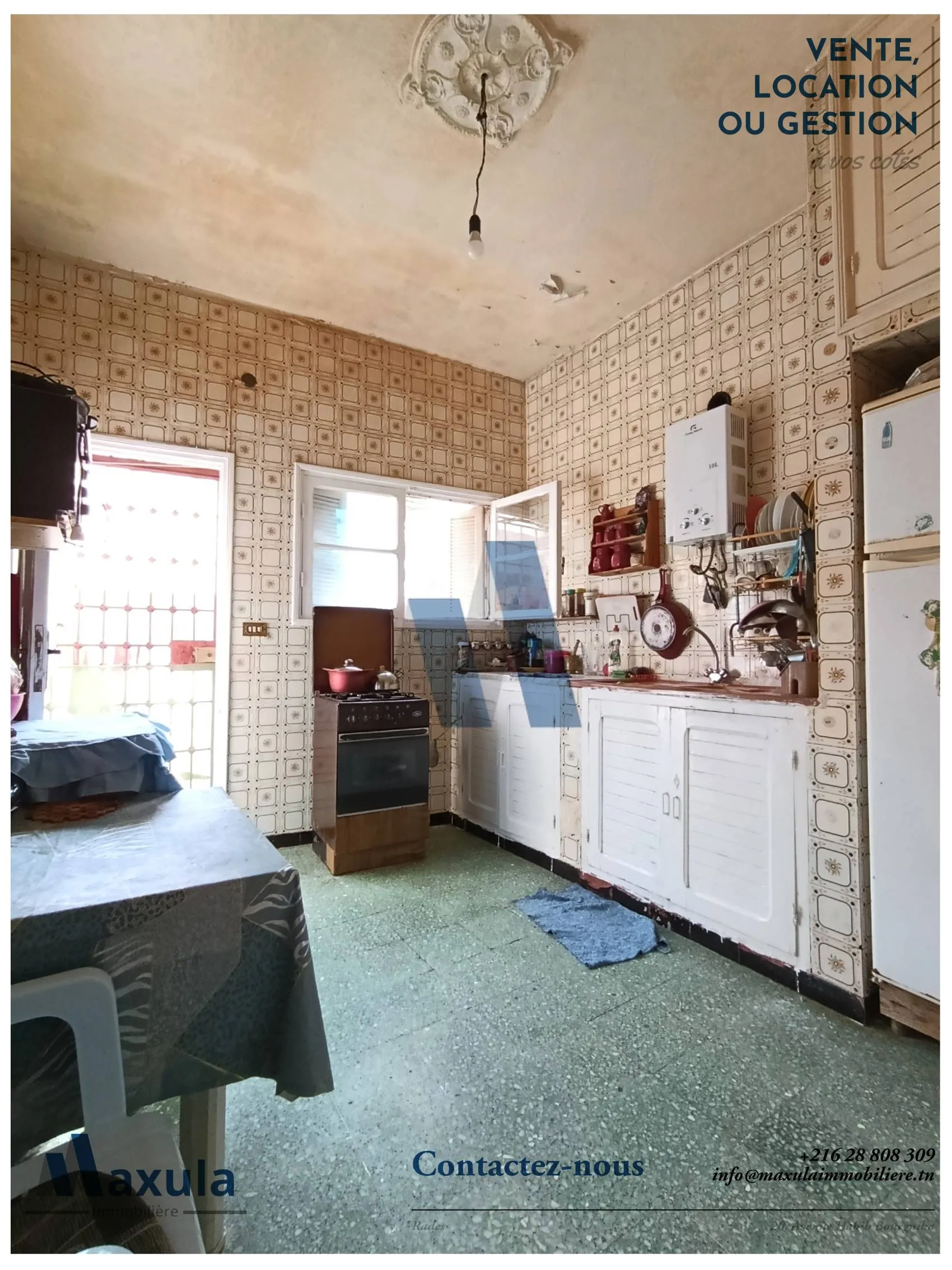 À VENDRE MAISON R+1 DEUX NIVEAUX SÉPARÉS À RADES MOHAMED ALI