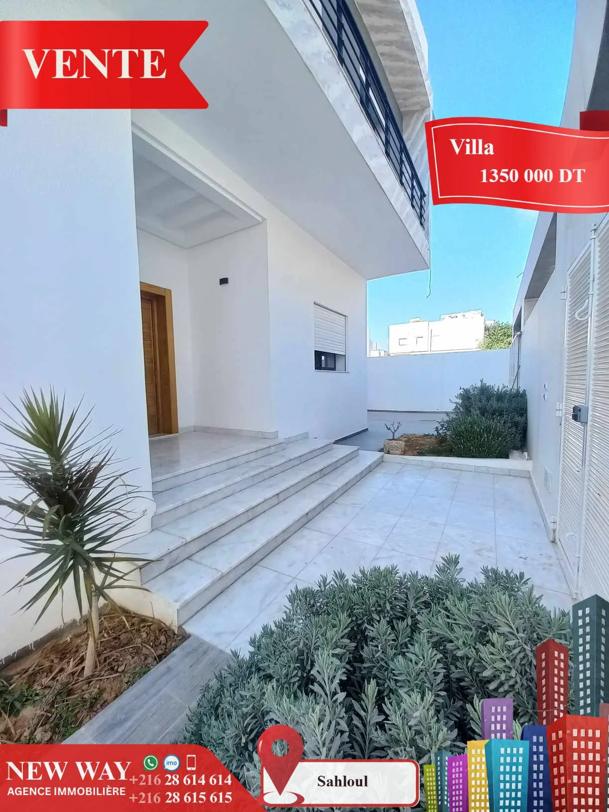 Villa de Charme Fait l'angle à Sahloul