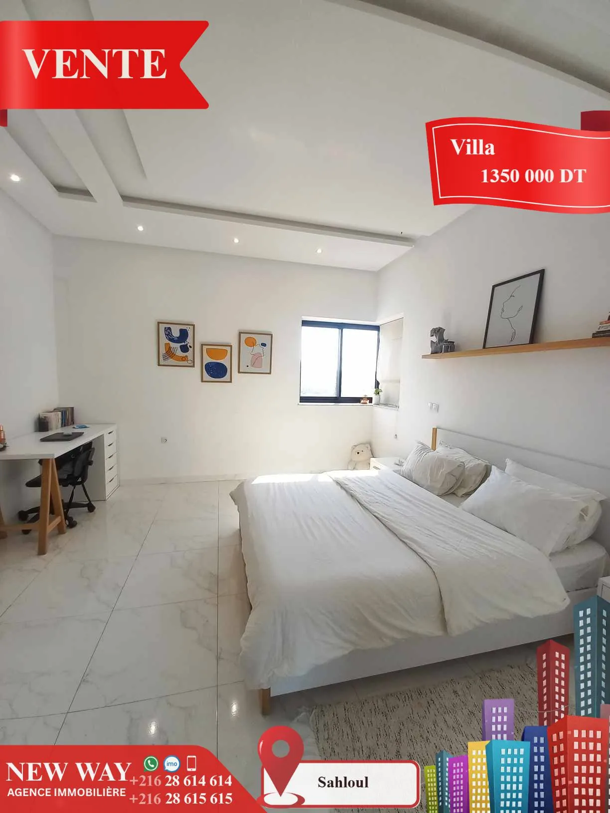 Villa de Charme Fait l'angle à Sahloul