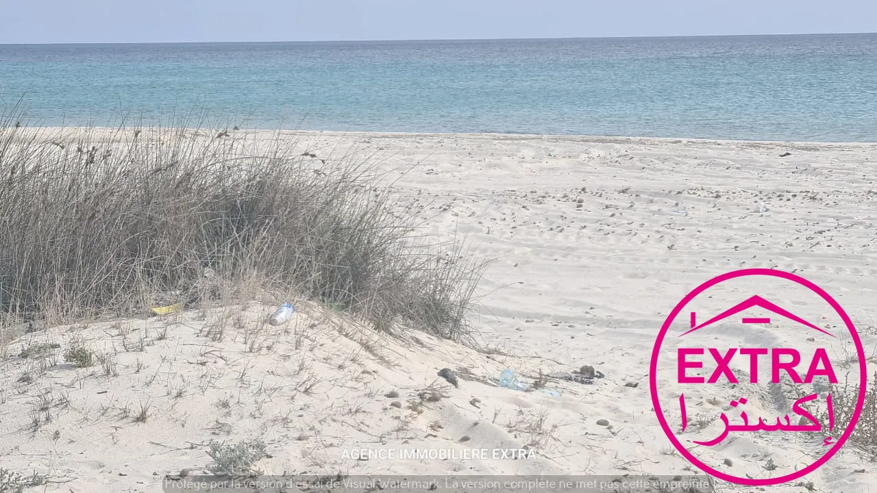 Terrain Pieds dans l’eau à Menzel Temime plage