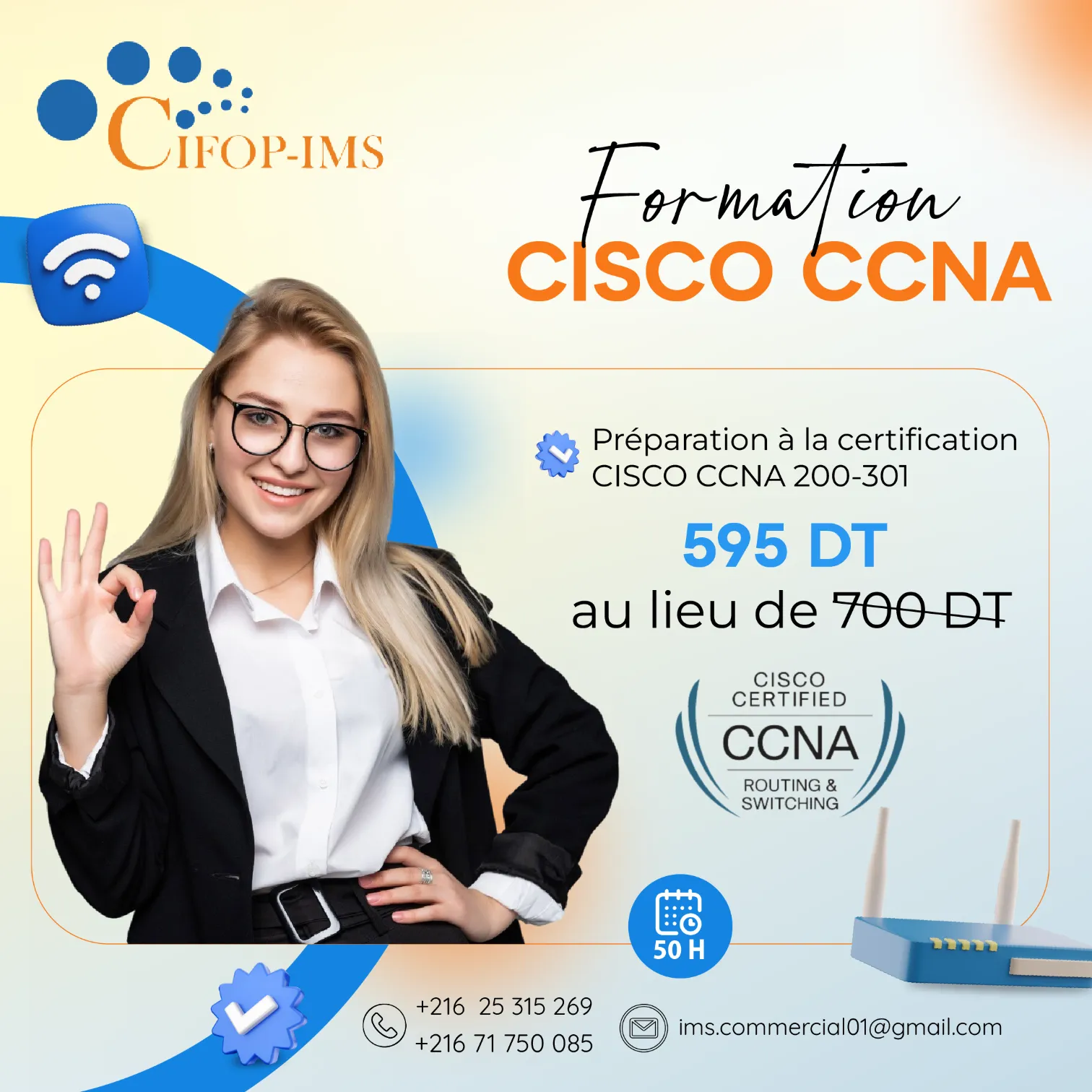 Formation Certifiante CISCO CCNA Associate 200-301