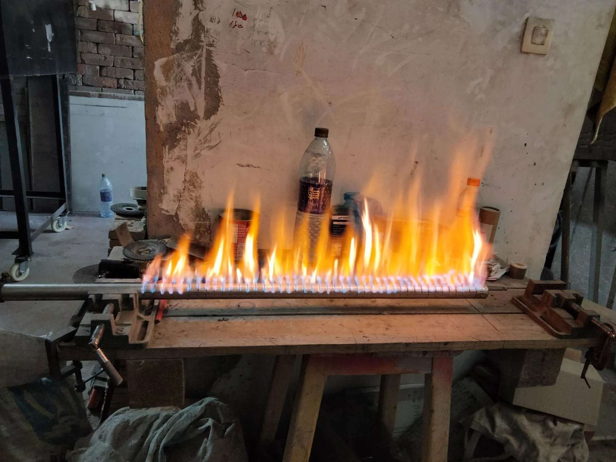 Fabrication de tous genres de rampes a gaz en inox