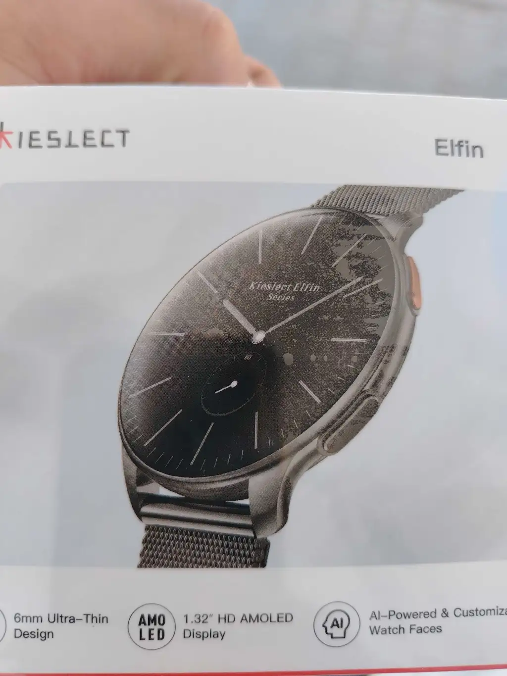 Smart watch ELFIN GRAPHITE BLACK