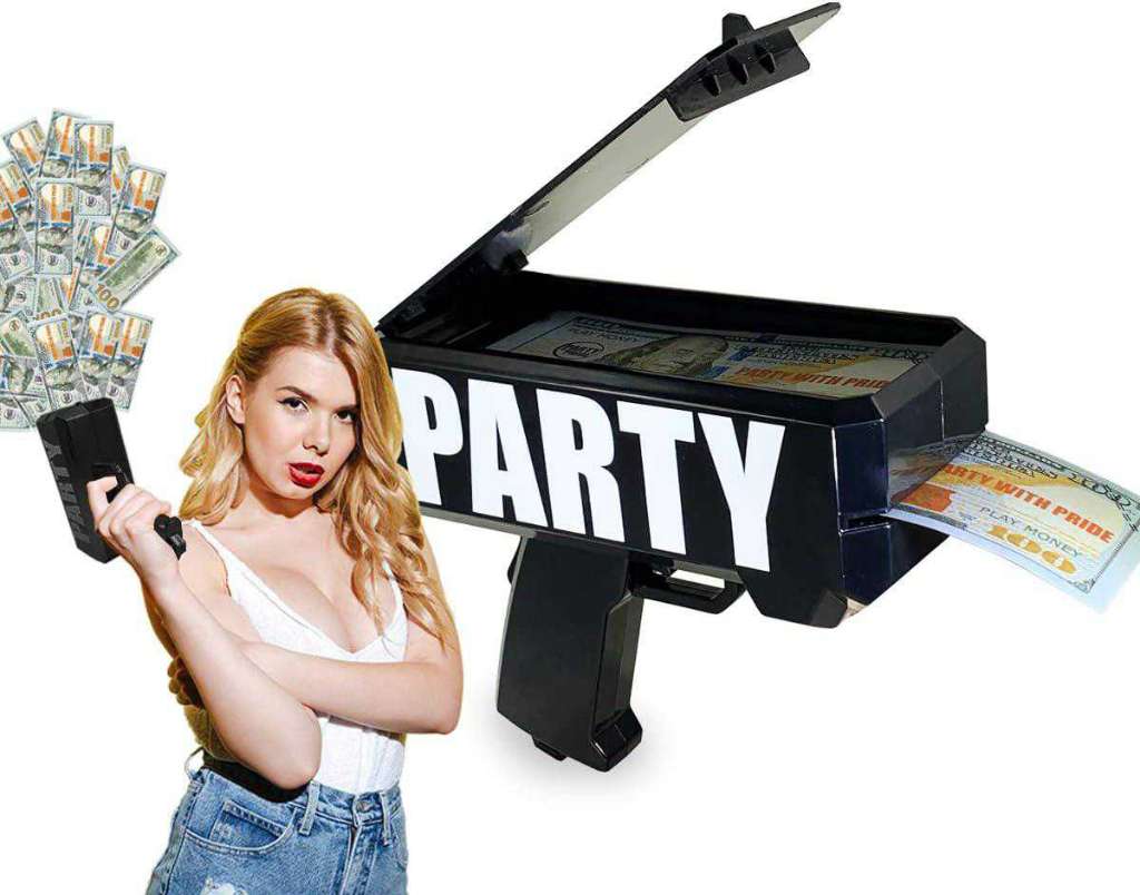 Party With Pride Money Gun