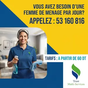 femme de menage par jour a la goulette