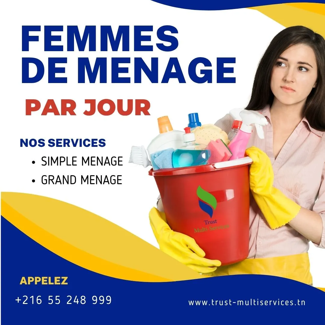 Femme de ménage occasionnelle à La Marsa