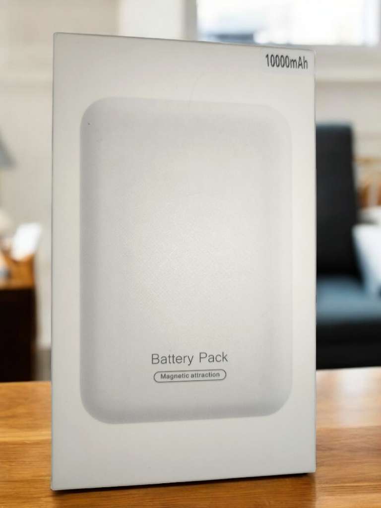 Power Bank sans fil magnétique compatible avec Magsafe pour iPhone 10 000 mAh cacheté