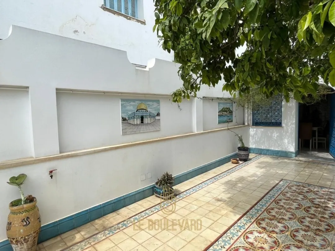 A Louer Villa Style Arabesque S+2 Située à Centre-ville Nabeul 