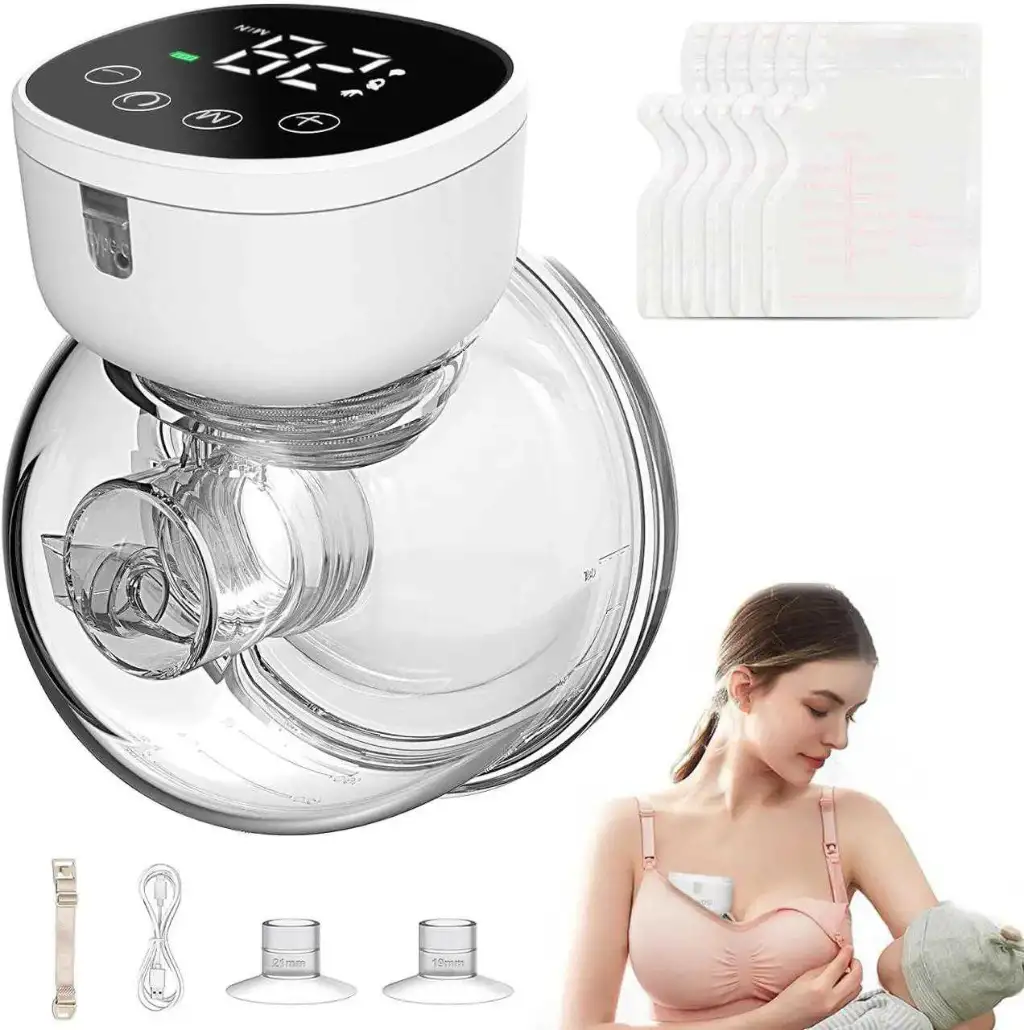 Tire-lait électrique portable – sans fil et mains libres
