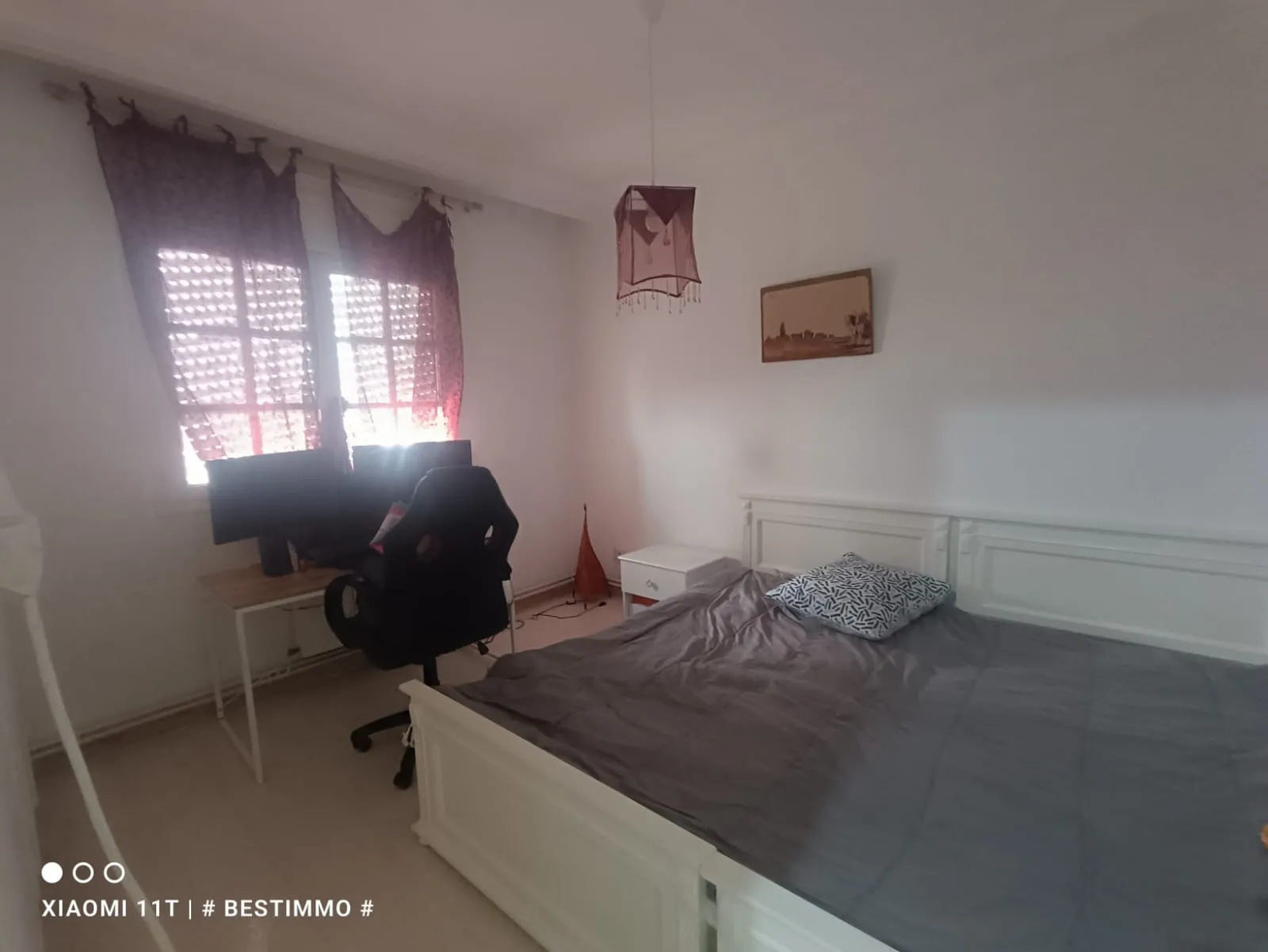 A louer S+2 Meublé a Ennkhilet