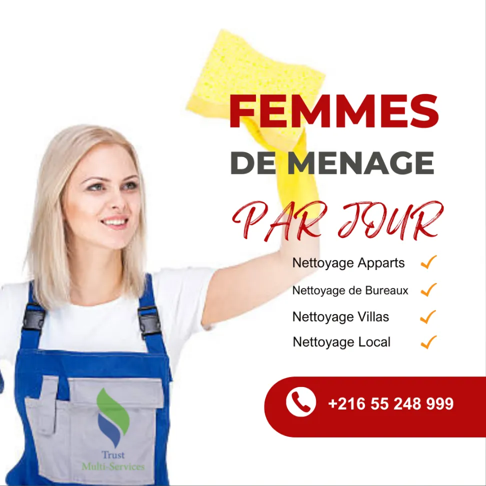 femme de ménage par jour a tunis