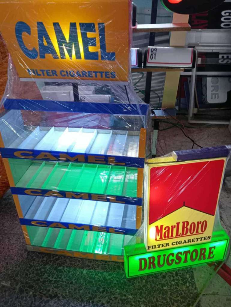 Présentoir tabac lumineux 