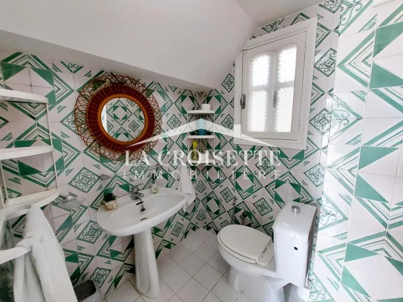 Duplex S+4 avec jardin à la Marsa MDL0561