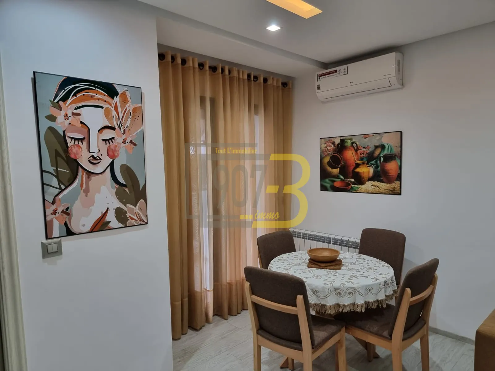 à Louer  S+1 richement meublé Menzah 9c